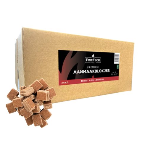FireTech - Premium Aanmaakblokjes 2,5 KG